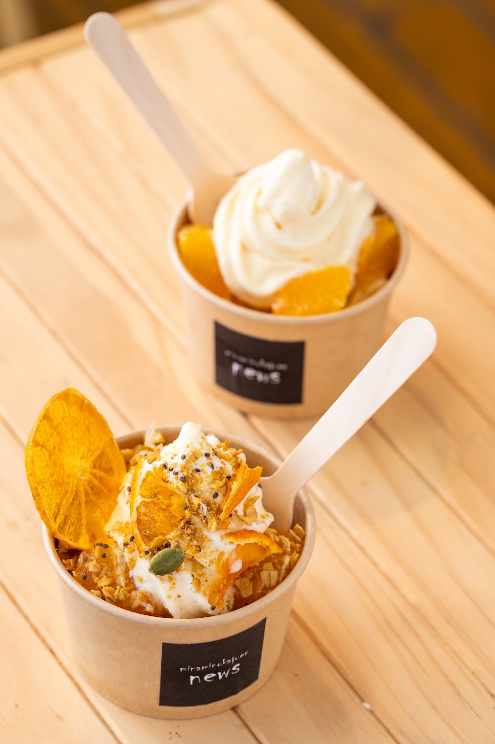 自分だけのオリジナルみかんアイス